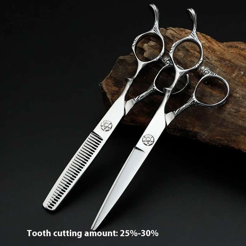 6.0Inch JP440C Salon Hair Stylist Professional Straight Teeth Hairdressing Scissors Set