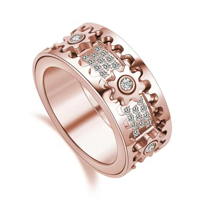 High Quality Designer ring for Woman man Ring Zirconia Engagement Titanium Steel Love Wedding Rings Sier Gold Fashion jewelry Gifts