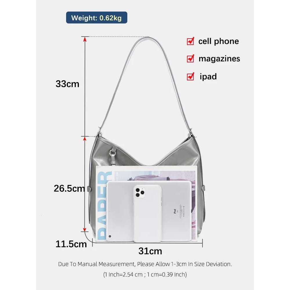Designer Bag Zency Women Oil Wax Genuine Shoulder Hobo Crossbody High Quality Handbag Designer Bags Leather Underarm Bag