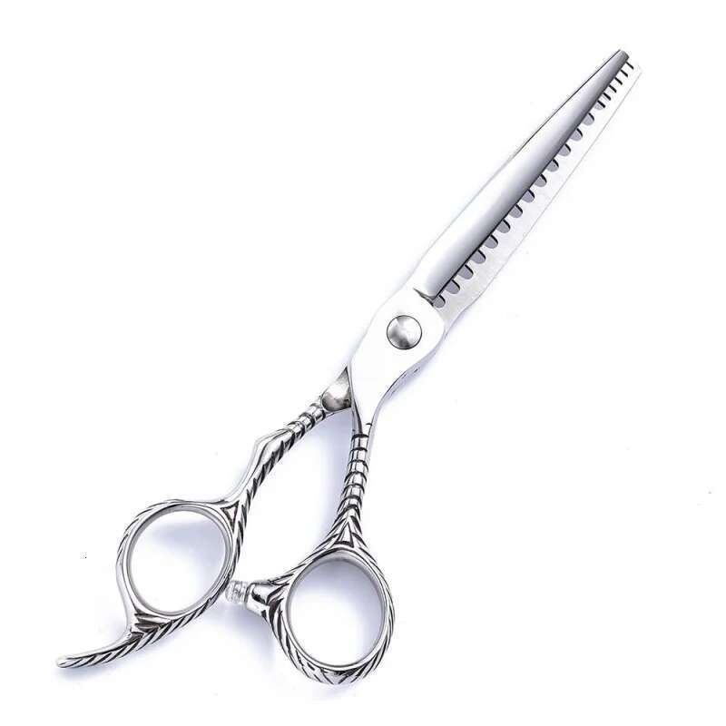 6.0Inch Segmented Gradient Shear Dedicated Stylist Haircut Men's Oil Fishbone Color Mixing Thinning Scissors