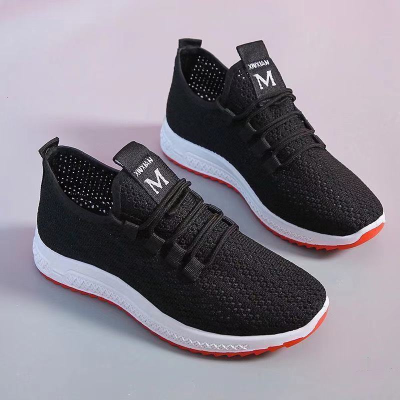 Spring Summer Front Lace Up Soft Soled Sports Leisure Shoes With Flat Heels And Round Toe Mesh Fabric Low Cut White Shoes Small Ddmysaturn Ddmysaturn