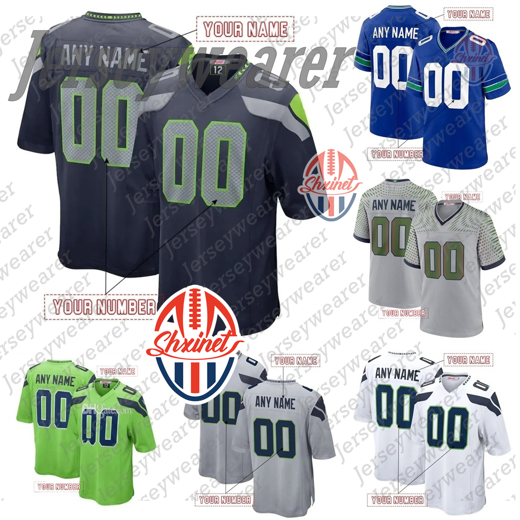 Football 2025 Rivalries Jerseys Cooper Kupp Darnold Smith-Njigba Walker III Any Name Number Embroidered Letter Number Mix Order