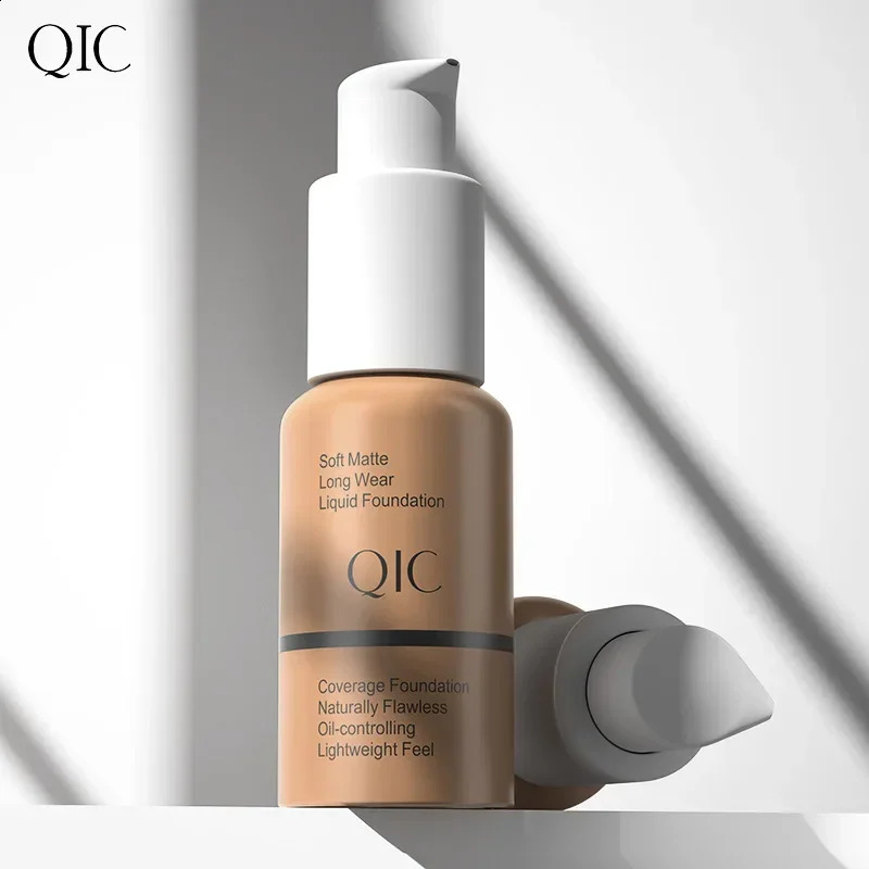 QIC soft matte liquid basic jewelry bright moisturizing oil control wheat veneer BB cream concealer makeup 250415