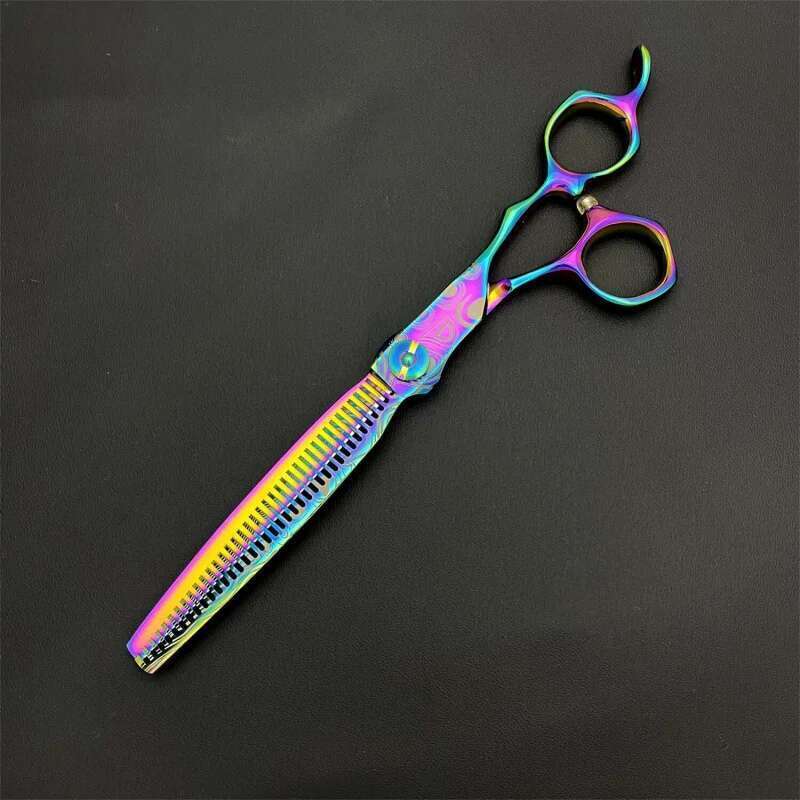 Color JP440C 6Inch Dental Flat Damascus Beauty Stylist Hairdressing Scissors