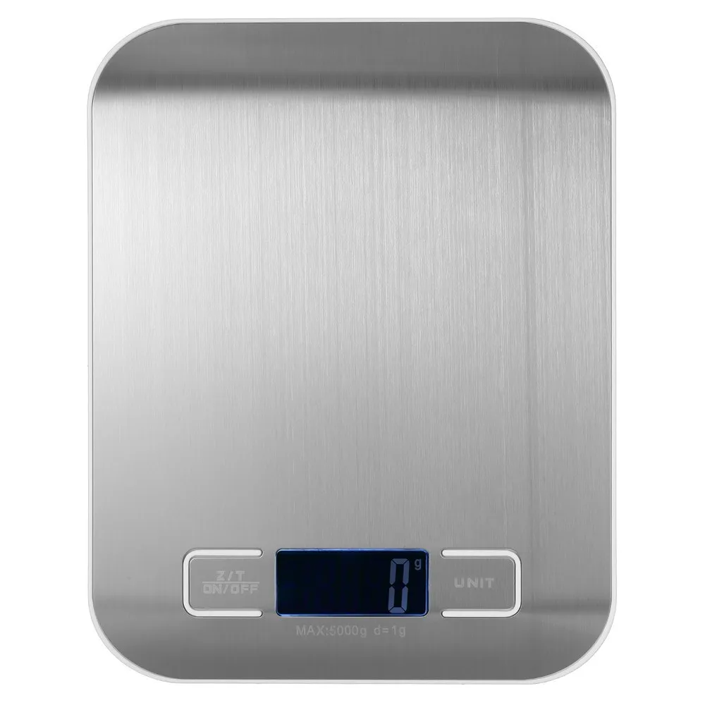 5/10KG Digital Kitchen Scale Stainless Steel Precision Home Jewelry Food Scale LED Display Electronic Jewelry Baking Weight Scales