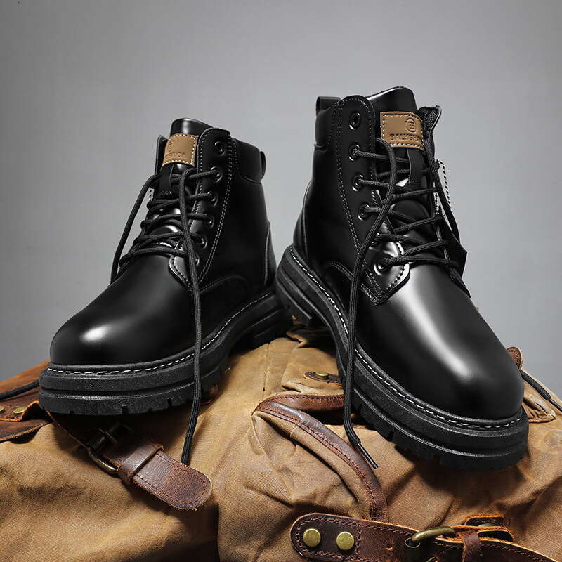 2023 new autumn hightop martin shoes yellow free shipping designer new desert work british style leather outdoor waterproof mens boots