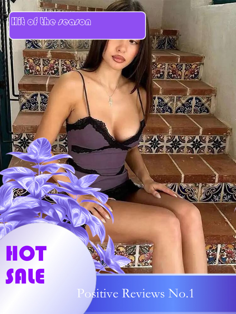 Dongdumaoyi Townlike Lace Slim Bodycon Dress Women Spaghetti Strap Mini Sping Summer Backless Nightclub Sexy Party Dresses