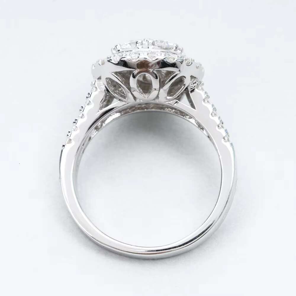 Fashion Wedding Jewelry New Design High Quality 925 Silver Ring Vvs Moissanite Engagement Rings for Women Jewelry