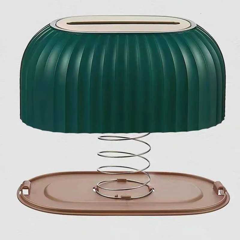 Home Paper Box with Spring Base Large Capacity Napkin Storage Case Organizer High Quality Toilet Paper Box Table Napkin HolderM251124