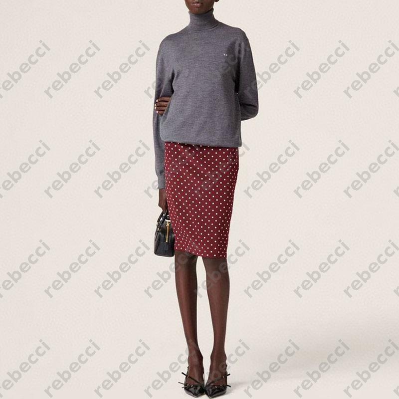 Classic letter high neck long sleeved sweatshirt winter knitted sweater designer Woman Clothing casual womens base shirt top 5 colors sweaters CSD2511243