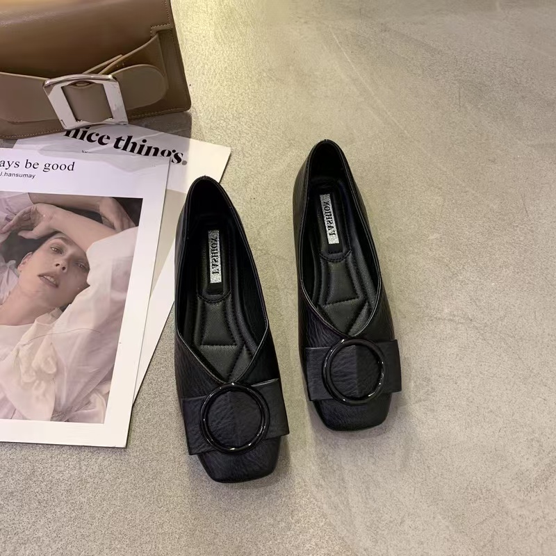 Brand f830c Heels High Chunky Women Metalic Buckle Pumps Bowtie Ladies Wedges Slip On Mary Jeans Bridesmaid New Wedding Shoes