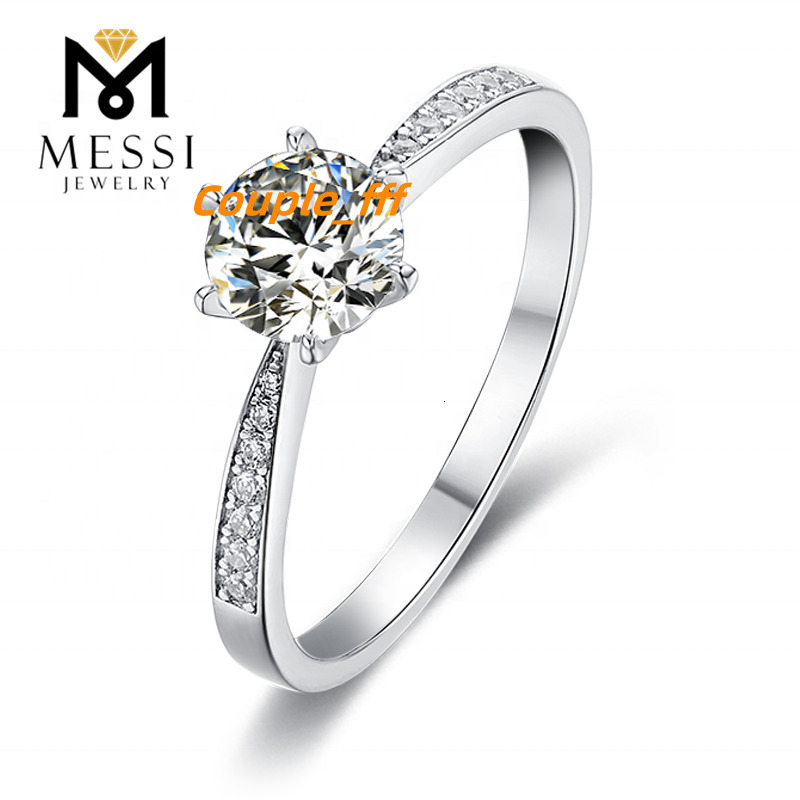 New Moissanite Diamond Silver Jewellery 925 Sterling Silver Moissanite Ring