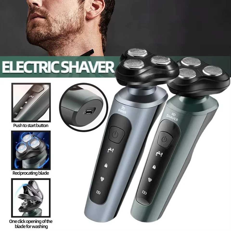 New 9D Electric Shaver USB Car-mounted High-power Full-body Wash Beard Knife Four-in-one Rechargeable Razor L251124