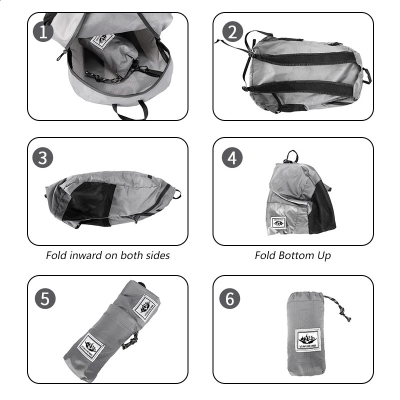 Large Capacity Waterproof Comfortable And Dry Flexible And Compact Lightweight Collapsible Picnic Bags Foldable Backpack 250417