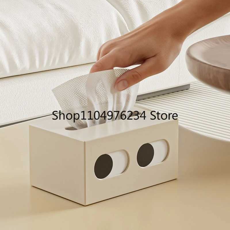 Table Napkin Rings Tissue Box Home Table Decoration Solid Storage Case Paper Decorative Tissue Box Holder for Home TabletopM251124