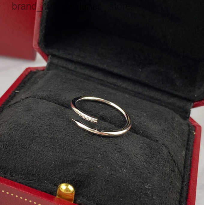 Thin nail ring sterling silver hollow tube material outer layer gold-plated counter quty TOP S251115