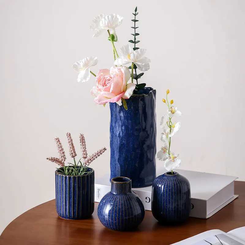 European Light Luxury High-end Vase Home Soft Mini Hydroponic Vase Decorative Ornament Flower Arrangement Ceramic Vase C251124