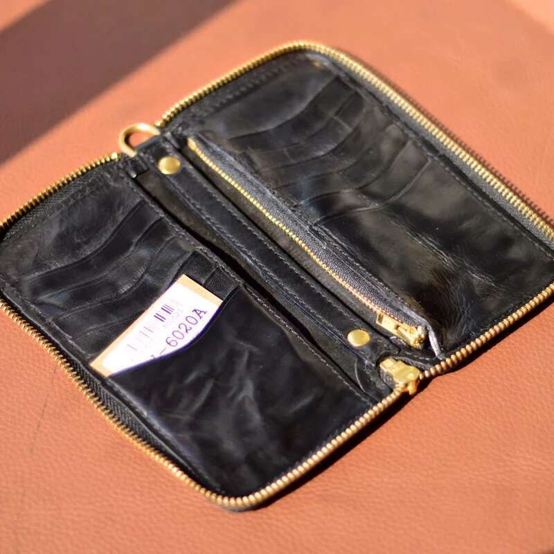 AETOO Original Handmade Wallet Men's Short Horizontal Soft Leather Zipper Vintage Youth Japanese And Korean Personality