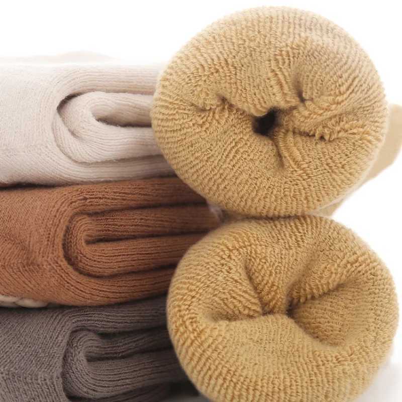 1/5Pairs Winter SOCKS New Kids Thick Terry Floor SOCKS Print Keep Warm CHIldrens Anti Slip SOCKS For Girls Boys 0-5Y G251124