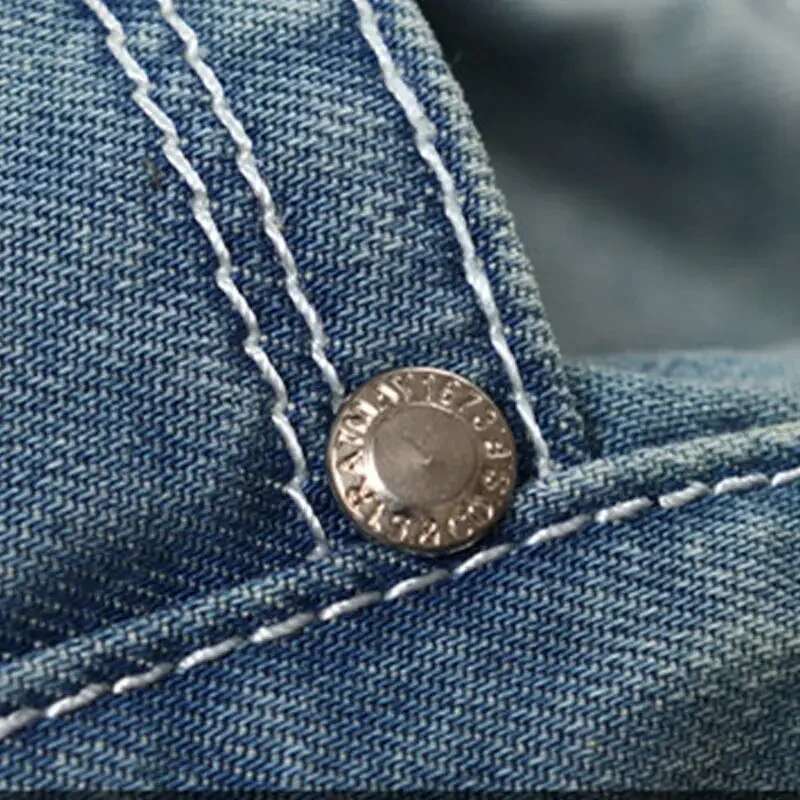 New Men's Spring Autumn Classic Male Skinny Straight Stretch Brand Denim Pants Summer Overalls Slim Fit Trouser Men Jeans
