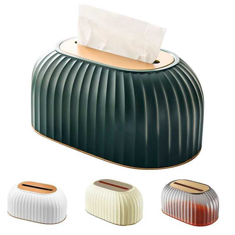 Home Paper Box with Spring Base Large Capacity Napkin Storage Case Organizer High Quality Toilet Paper Box Table Napkin HolderM251124