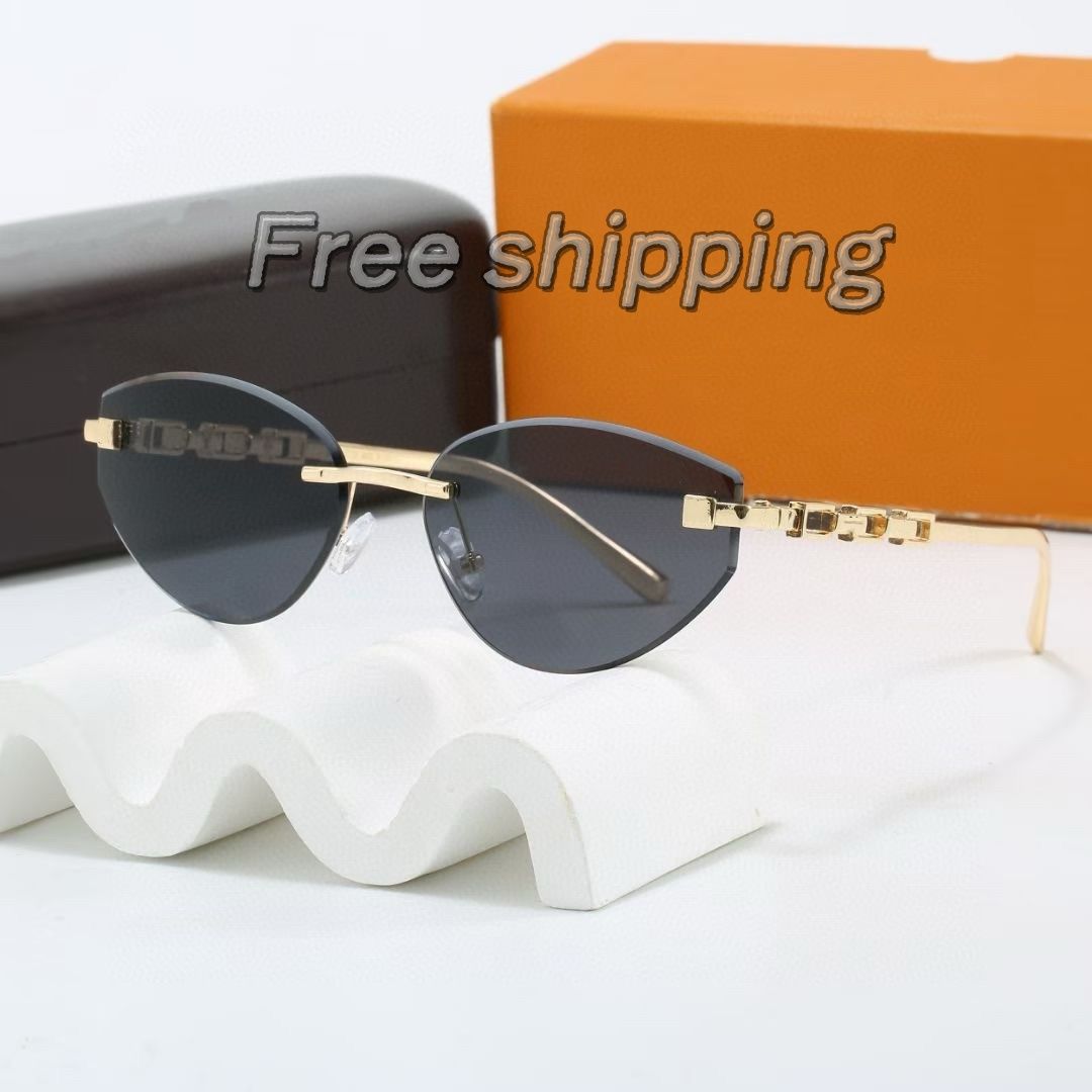 2025 Designer Sunglasses high quality womens luxury sunglasses cat eye Fashion New sun glasses Women Sunglasses Lunettes de soleil Mens Designer cat eye 17522
