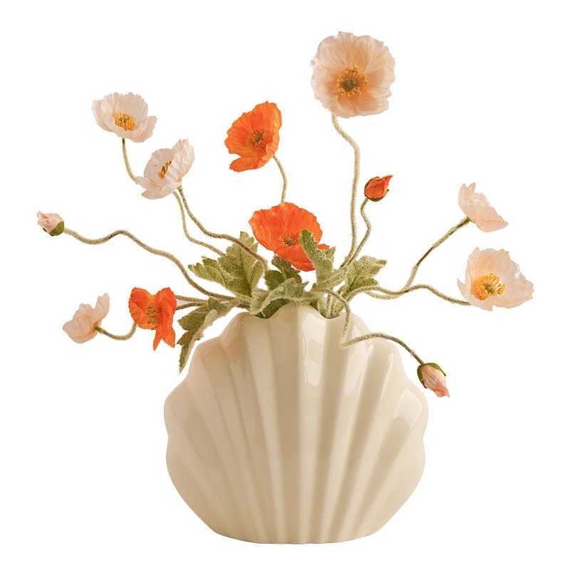 Vase Decoration Dining Table Flower Arrangement Crafts Home Living Room Art Light Luxury Ceramic Vases C251124