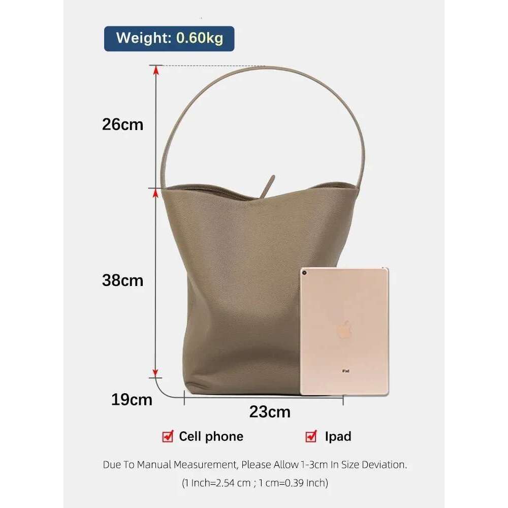 Designer Bag Zency Cowhide Leather Large Tote Bag For Women High Capacity Bucket Leisure String Composite Bags Trendy
