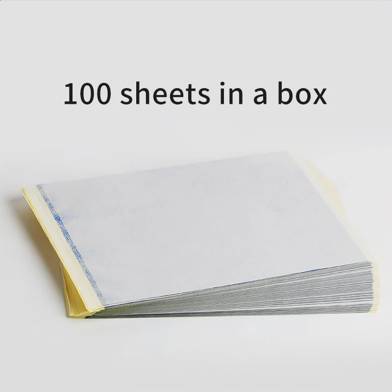 50/100PCS Spirit Master Tattoo Transfer Paper Carbon Thermal Stencil Tattoo Paper Copy Paper Tracing Paper For Tattoo Supplies 250422