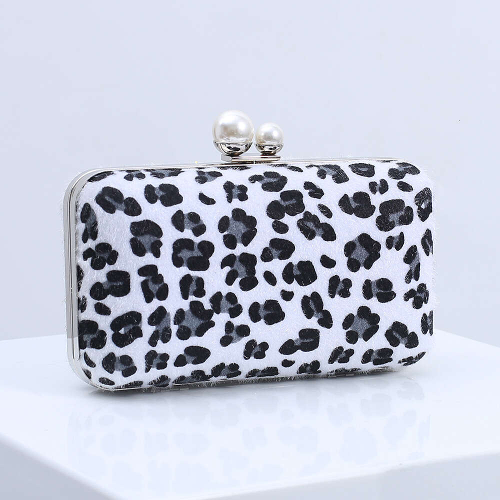 Dinner Bag Leopard Pattern Dinner Fashion One Shoulder Women S Handbag Dress Evening Bag KQ