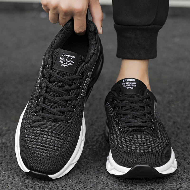 Air Cushion Sneakers for Men Fashion Breathable Mesh Sport Shoes Outdoor Casual Running Shoes