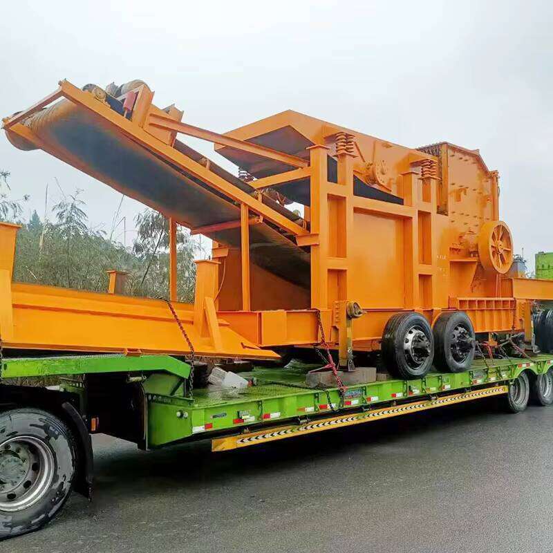 Mobile Crushing Station with Quick Relocation Capability