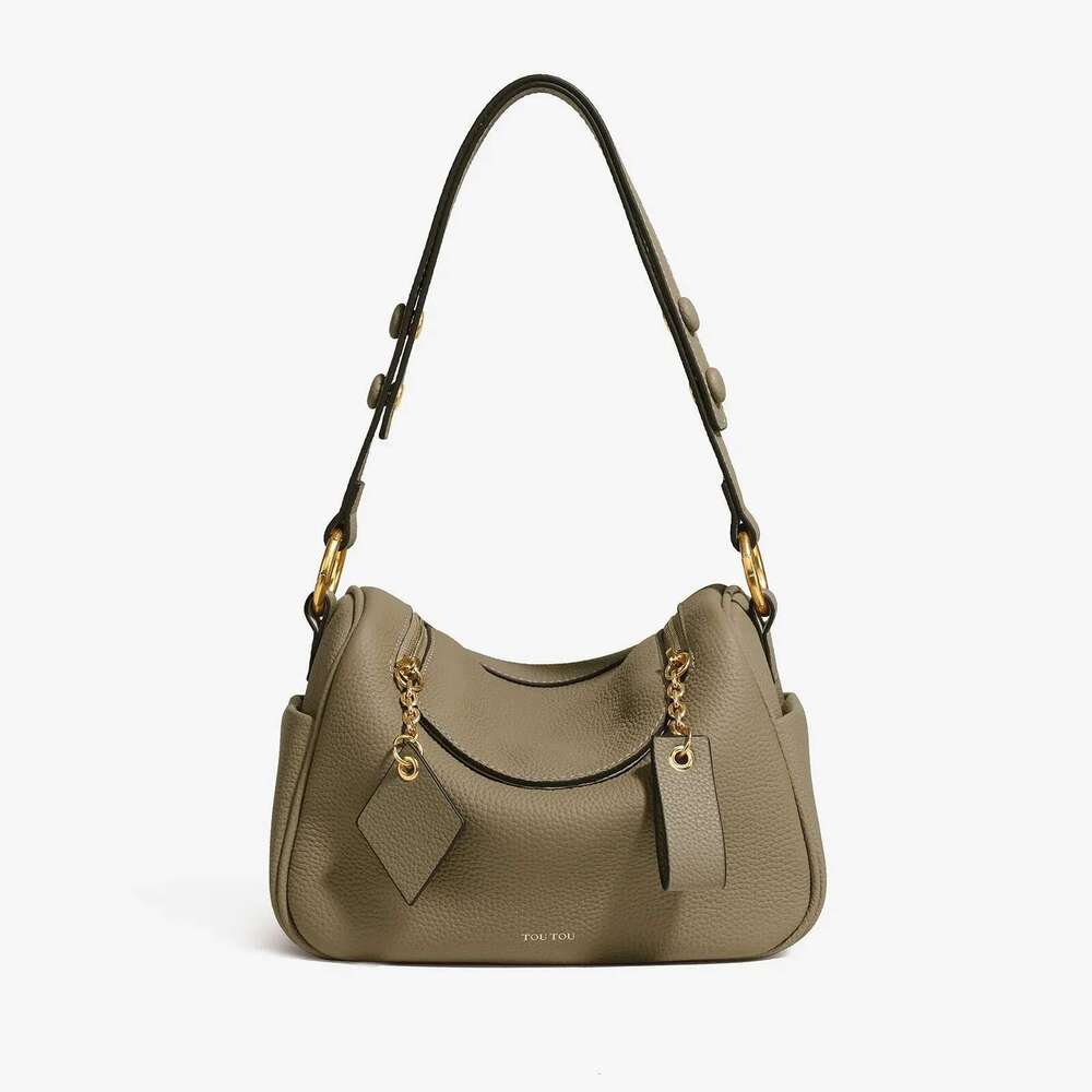 Designer Bag TOUTOU Quilted Genuine Leather Handbag Togo Print Large Capacity Crossbody With Removable Shoulder Strap Bag