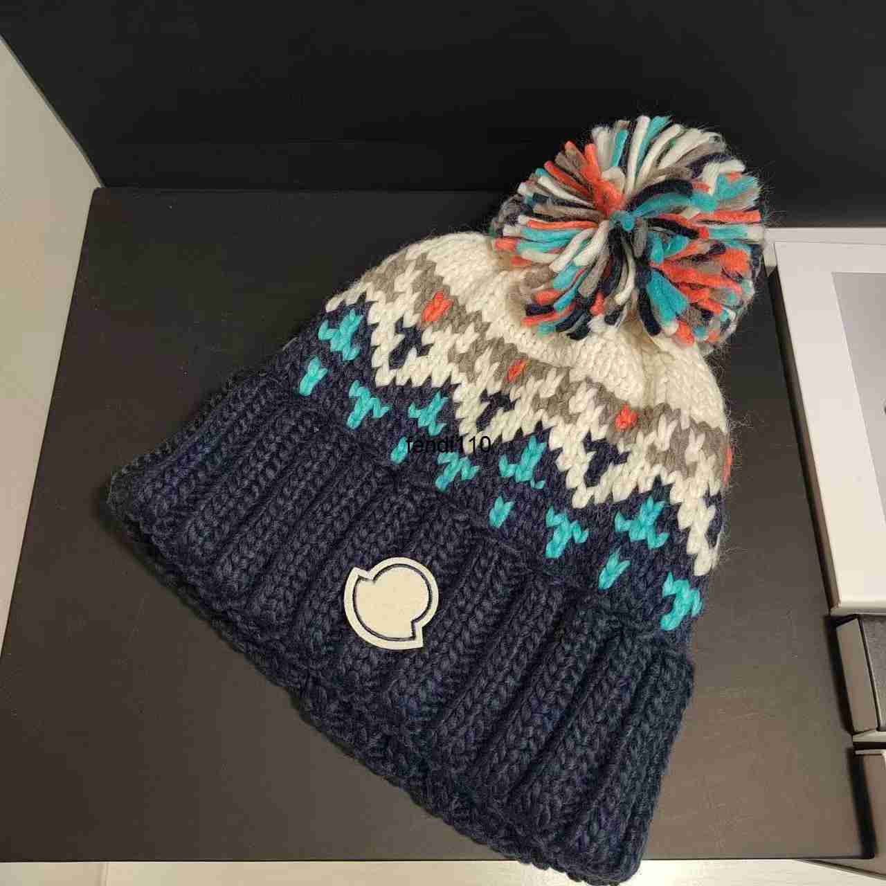 Beanie/Skull Caps Fashion Designer hats Mens and womens beanie fall/winter thermal knit hat ski brand bonnet High Quality plaid Skull Hat Luxury warm cap