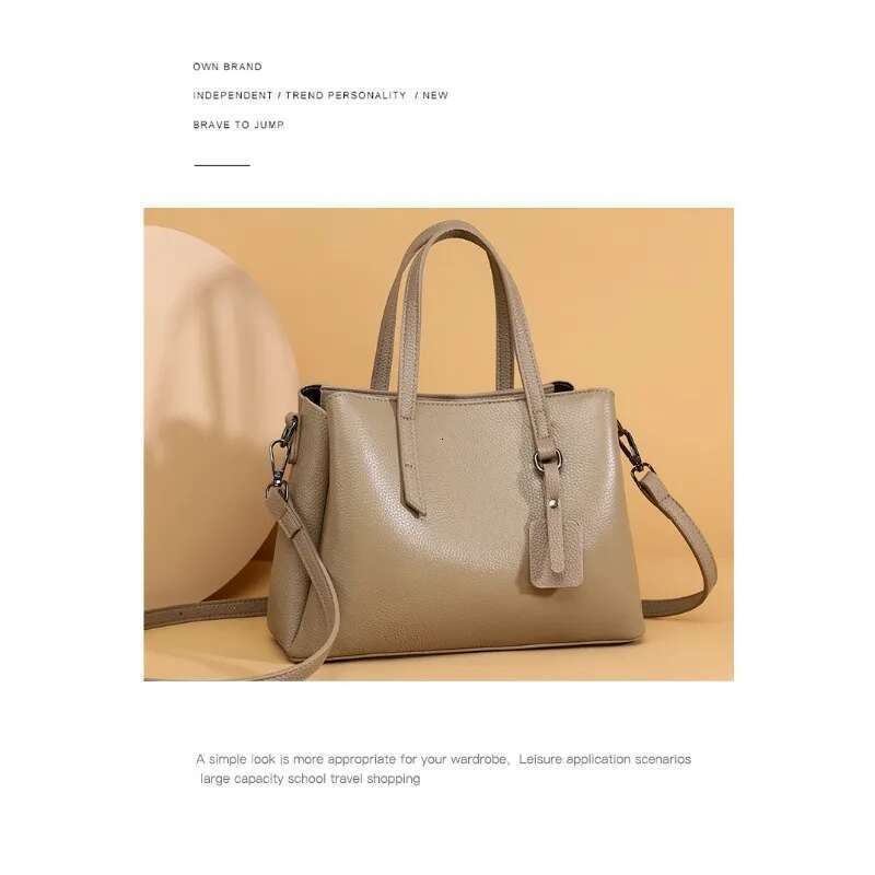 Designer Bag Cowhide Small Square Shoulder Premium Versatile Commuter Underarm Messenger Genuine Leather Women's Bag Purse