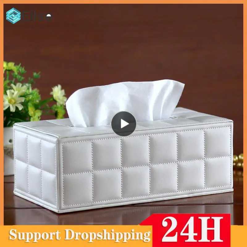 Napkin Holder Paper Case Car Tissue Paper Dispenser Household Tissue Storage Box Tissue Paper Napkin Box Anti-moistureM251124
