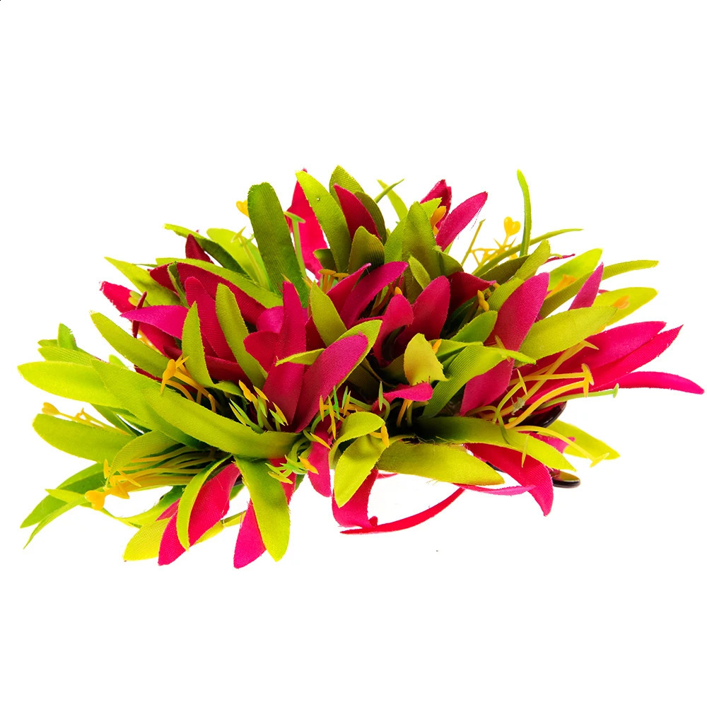 Novelties Trend Velvet Spider Lily Hair Clip Women Accessories Hawaii Tropical Flower Women Headdress 250420