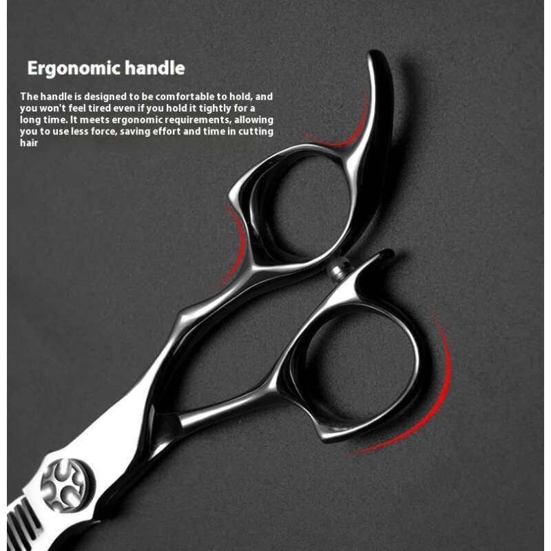 Japan440C 6.0-inch salon hairstylist's professional straight scissors thinning hairdressing scissors