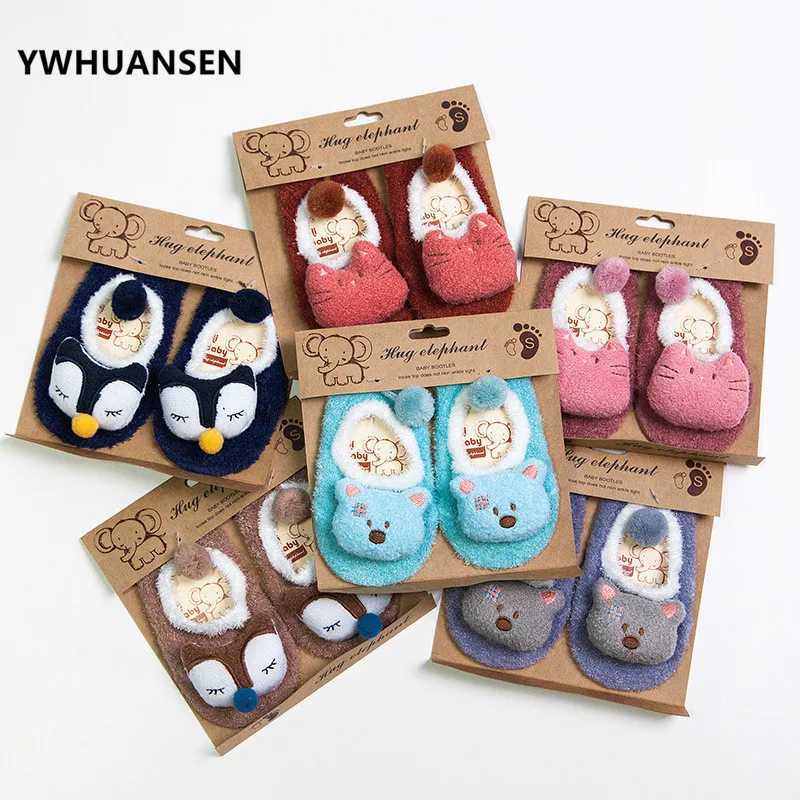 Winter Girls Socks For Toddlers Kids Cartoon Socks Footwear For Children Baby Socks For Boys Socks Non-sliding G251124