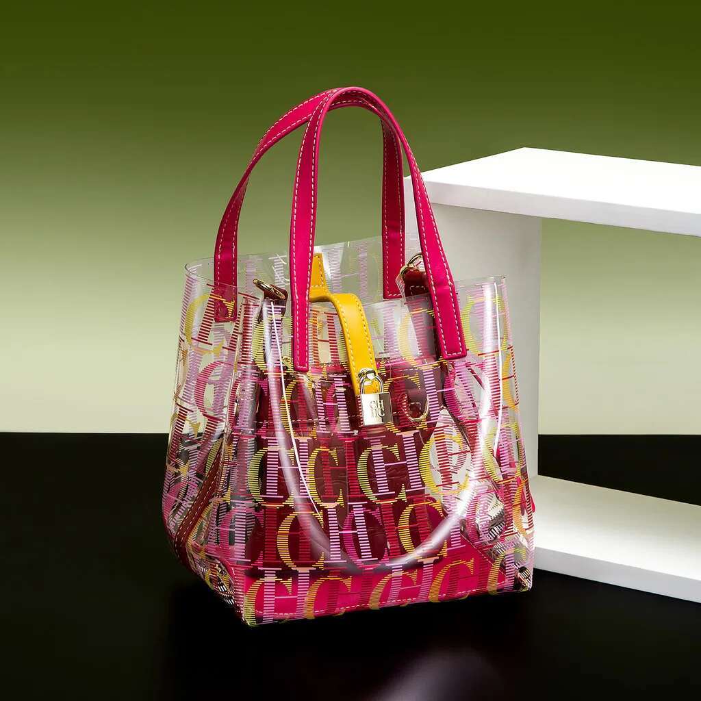 CHCH Women's Tote New PVC Transparent Leisure Beach Bag Waterproof