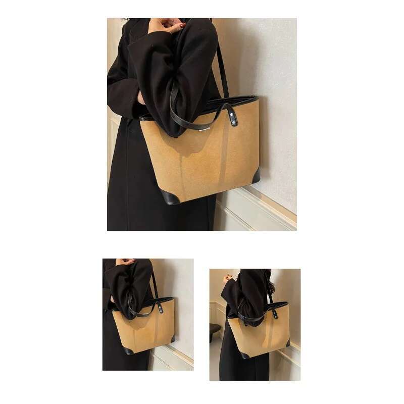 New High-end Multifunctional Handbag For Autumn And Winter With Large Capacity Suitable For Students To Attend Classes And Commute. One Shoulder Handb