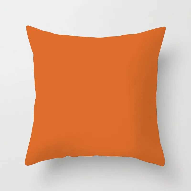 Orange Geometric Series throw pillow cover with short plush print living sofa decoration cushion cover pillow covers decorative G251124