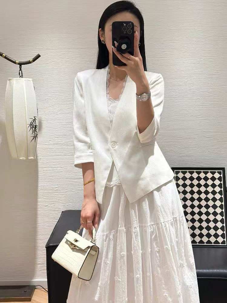 womens blazer womens casual suits business Vogue Paris 2025 Fashion Week Show Customized Fashion Tailored clothing M004