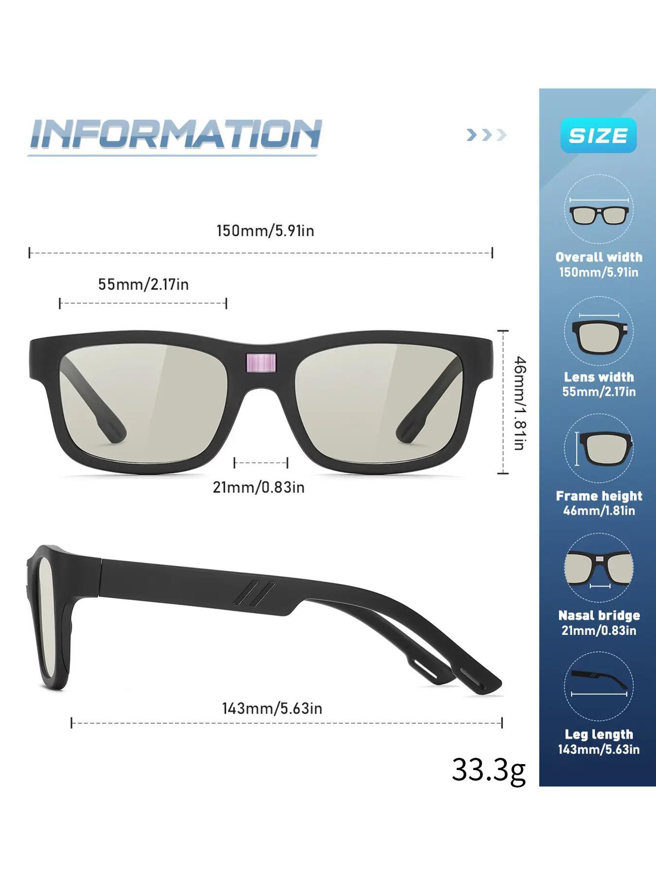tr frame smart colorchanging sports sunglasses with eye protection Photochromic Glasses