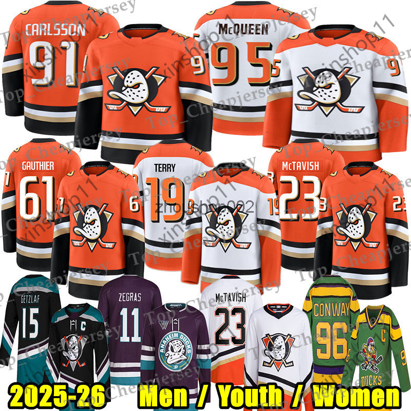 91 Leo Carlsson anaheim hockey jersey 23 Mason McTavish mighty ducks jersey Chris Kreider Troy Terry Getzlaf Chris Kreider Gudas Paul Kariya Alex Kill