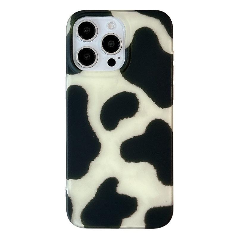 Leopard Print Pattern Phone Case Compatible with iPhone 17 Pro Max Ins Style High-End Solid Color Protective Case iPhone 15/16