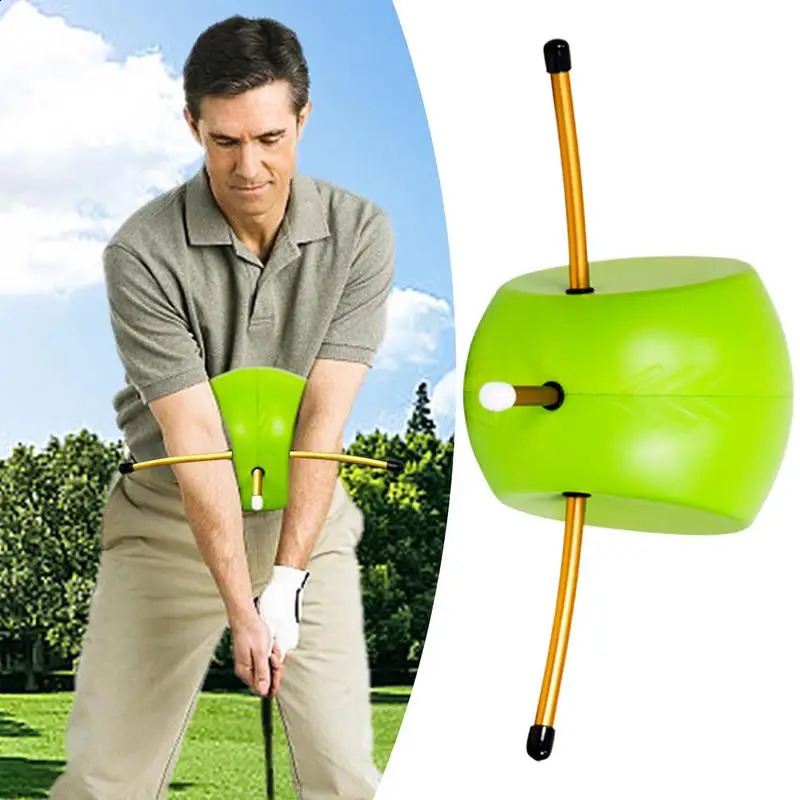 Golf Swing Arm Postures Corrector Golf Swing Trainer Connecting Ball Swing Chicken Wings Corrector For Golf Chipping Accessories 250421