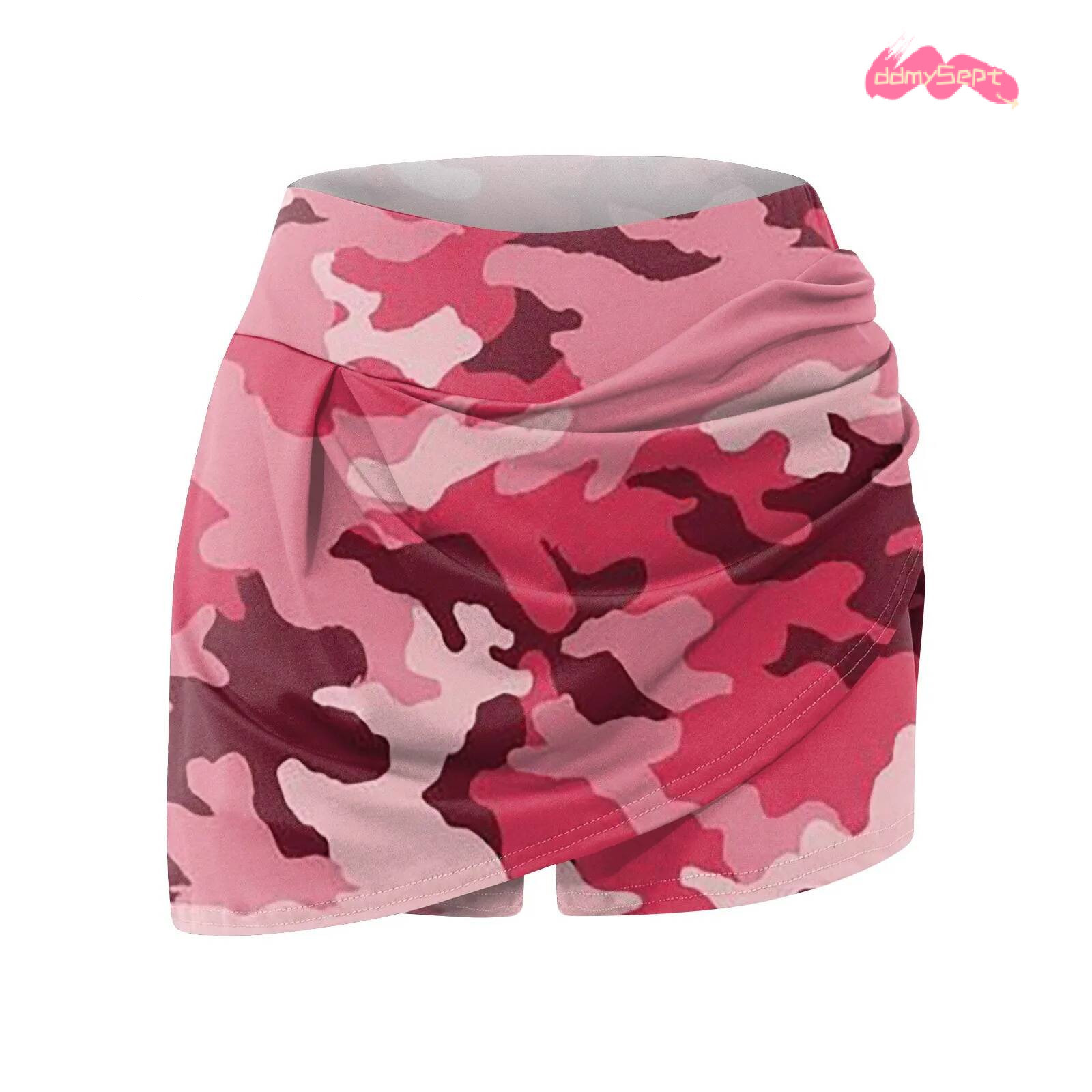 Women'S Athletic Stretchy Pleated Tennis Skirts Run Yoga Inner Shorts Elastic Sports Golf Skorts Dresses Women Faldas Mujeres