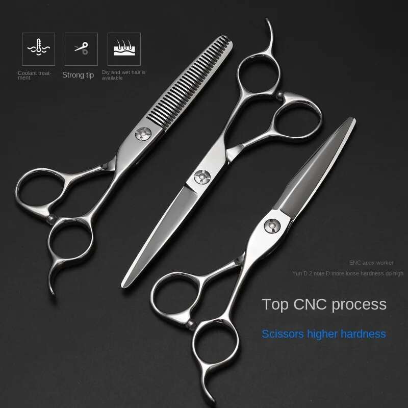 6-Inch ATS314 Salon Dedicated Hair Stylist Advanced Straight Snips Thin Thinning Professional Hairdressing Scissors Set