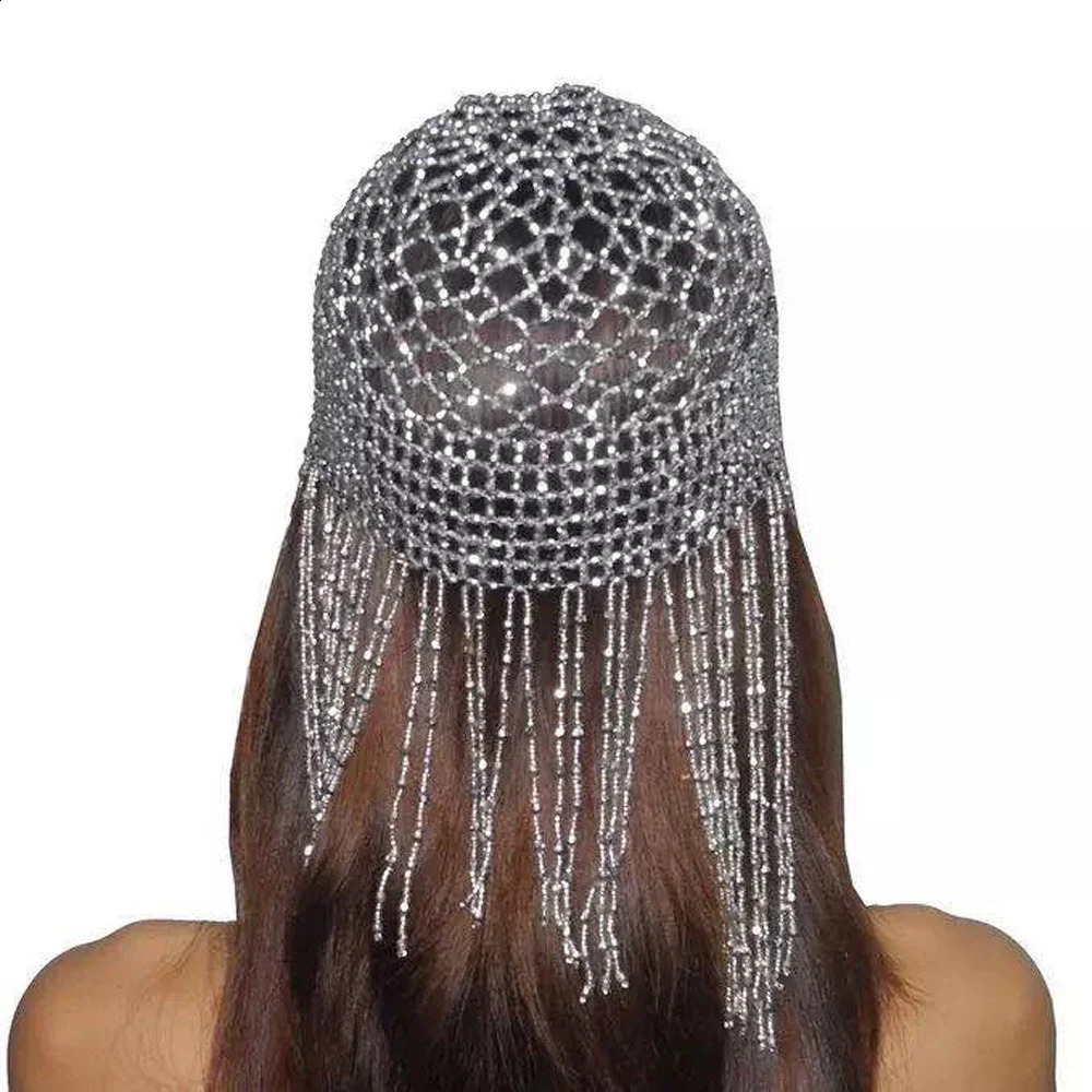 Costumes Headwear Womens Exotic Cleopatra Beaded Belly Dance Head Cap Hat Hair Accessory Headpiece for Party Wedding Showing 250420